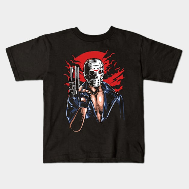 Jason Will Be Back Kids T-Shirt by SEspider